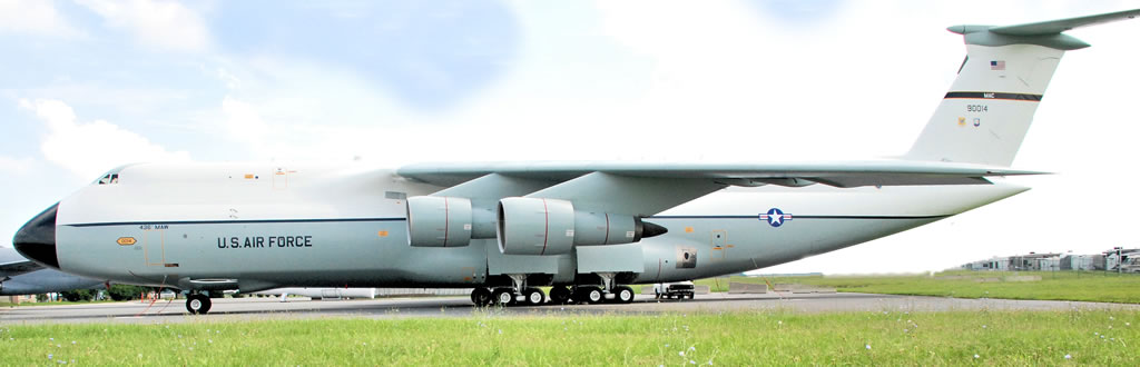 U.S. Air Force C-5A Galaxy S/N 69-0014 on display at the Air Mobility Command Museum at Dover AFB